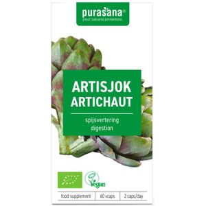 2x Purasana Artisjok Extract 300 mg 60 vegacapsules