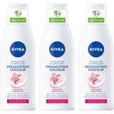 NIVEA Reinigingsmelk Verzachtend - 3 x 200 ml - Voordeelverpakking