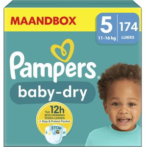 Pampers Baby Dry Luiers Maat 5 (11-16 kg) 174 stuks