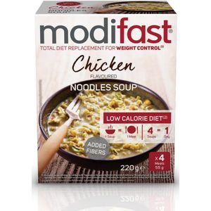 6x Modifast Intensive Noodles Soep Chicken 220 gr