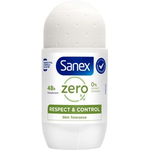 3x Sanex Deodorant Roller Zero% Normal Skin 50 ml