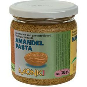 6x Monki Amandelpasta met Zout Bio 330 gr