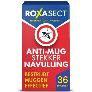 12x Roxasect Anti-Mug Stekker Navulling 30 ml