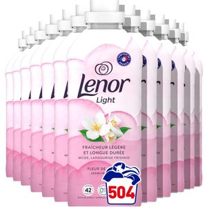 12x Lenor Wasverzachter Jasmijnbloem 42 Wasbeurten 882 ml
