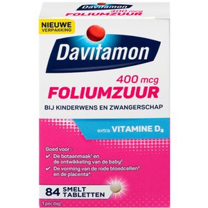 Davitamon Foliumzuur 84 smelttabletten