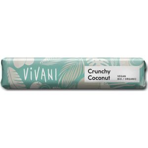 18x Vivani Chocolate To Go Crunchy Coconut Vegan 35 gr