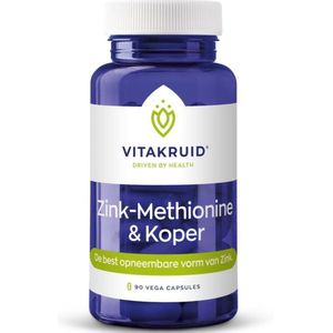 Vitakruid Zink Methionine Koper 90 capsules