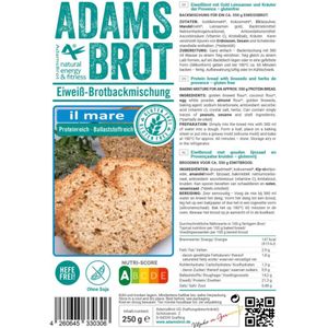 3x Adams Brot Broodmix Il Mare 250 gr