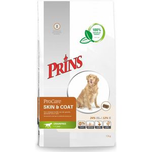 Prins ProCare Graanvrij Skin Coat Hondenvoer 12 kg