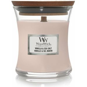 WoodWick Geurkaars Mini Vanilla & Sea Salt 85 gr