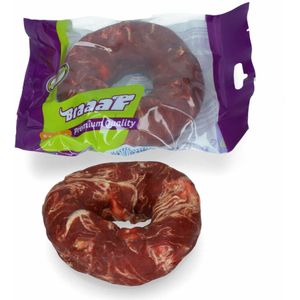 10x Braaaf Donut 10-12 cm Vlees - Vis 120 gr