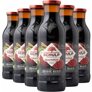 3x Schulp Rode Bietensap Puur Krachtsap Biologisch 6 x 0,75 liter