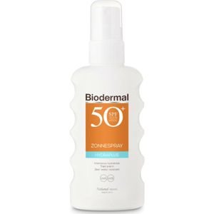 1+1 gratis: Biodermal Zonnebrand Hydraplus Spray SPF 50+ 175 ml