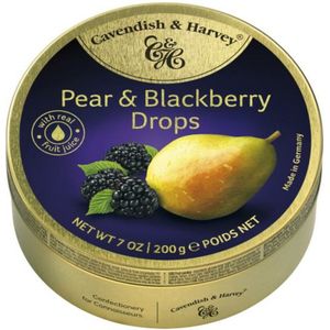 3x Cavendish & Harley Pear & Blackberry Drops 200 gr