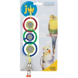 JW Activitoy Vogelspeelgoed Triple Mirror 25 cm