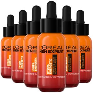 6x L'Oréal Men Expert Hydra Energetic Vitamin C Serum 30 ml