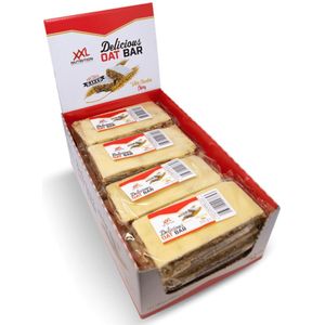12x XXL Nutrition Delicious Oat Bar Witte Chocolade Kers 100 gr