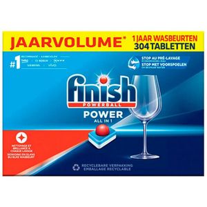 Finish - Vaatwastabletten Powerball Regular - 76 Stuks