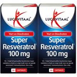 2x Lucovitaal Super Resveratrol 100 mg 30 capsules