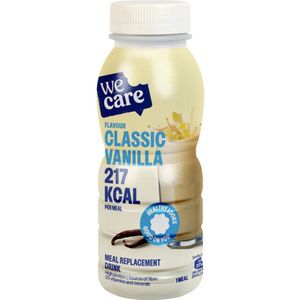 4x WeCare Meal Replacement Drink Classic Vanilla 236 ml