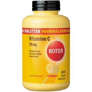 4x Roter Vitamine C 70 mg Citroen 800 kauwtabletten