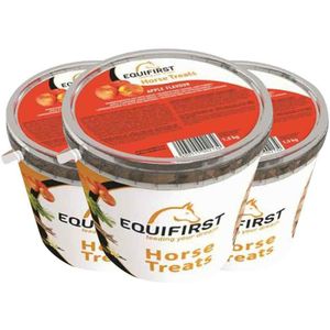 3x EquiFirst Horse Treats Appel 1,5 kg