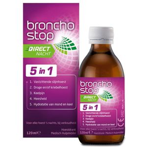 2x Bronchostop Direct Nacht 5-in-1 120 ml