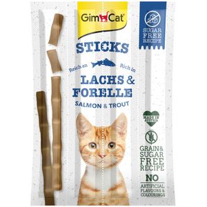 24x GimCat Sticks Zalm - Forel 4 stuks