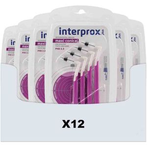 12x Interprox Ragers Plus Maxi Conical Paars PHD 2.3 4 stuks