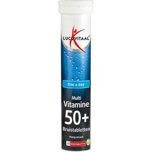 3x Lucovitaal Multi 50+ Bruistabletten Mangosmaak 20 bruistabletten