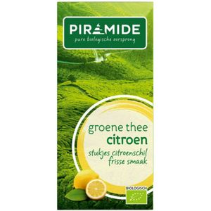 Piramide Groene Thee Bio Citroen 20 stuks