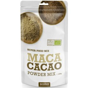 6x Purasana Maca Cacao Mix Poeder Bio 200 gr