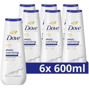 6x Dove Douchecrème Deeply Nourishing 600 ml