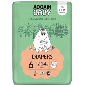 Moomin Ecologische Luiers Maat 6 Junior 34 stuks