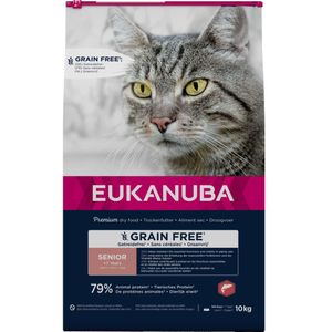 Eukanuba Kat Senior Graanvrij Zalm 10 kg