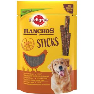 10x Pedigree Ranchos Hondensnacks Kip Sticks 60 gr