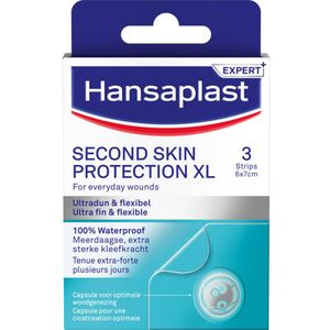 Hansaplast - Second Skin Protection XL - Pleisters - 3 Stuks - Waterproof