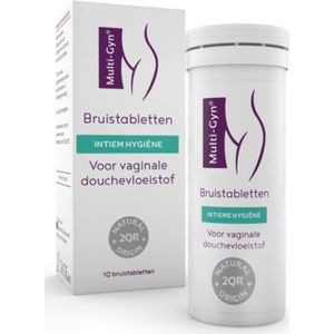 Multi-Gyn Intieme Hygiëne Bruistabletten voor Vaginale Douchevloeistof 10 tabletten