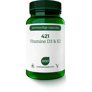 2x AOV 421 Vitamine D3 & K2 60 vegacapsules