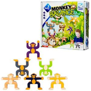Clown Games Monkey Balance - Bouw de mooiste en hoogste bouwwerken met deze grappige aapjes!