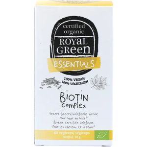2x Royal Green Biotine Complex Biologisch 60 vegacapsules