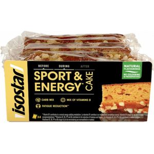 8x Isostar Sport & Energy Cake (ontbijtkoek) 4 stuks