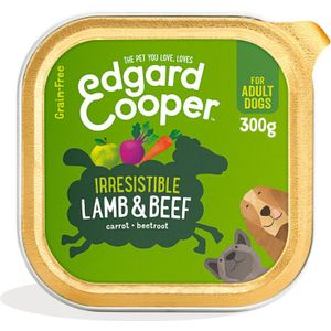 Edgard & Cooper Kuipje Vers Vlees Hondenvoer Lam - Rund 300 gr