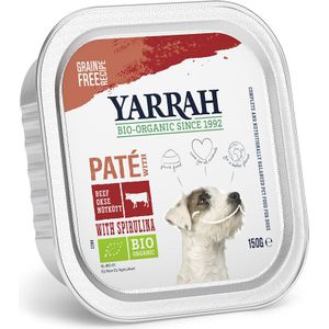 Yarrah Bio Hondenvoer Paté Rund - Kip 150 gr