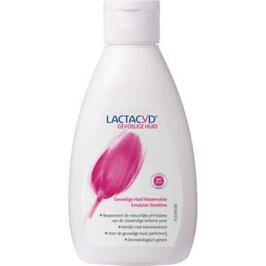 4x Lactacyd Wasemulsie Gevoelige Huid 200 ml