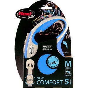 Flexi Rollijn New Comfort Tape 5 mtr tot 25 kg Blauw