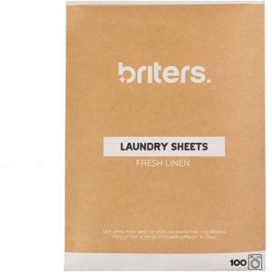 2x Briters Wasstrips Fresh Linen 100 Wasbeurten