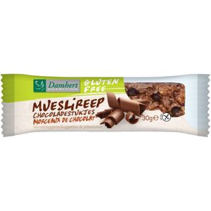 Damhert Mueslireep Chocolade Glutenvrij 30 gr