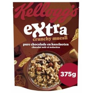 Kellogg's - Extra Dark Chocolate - Muesli - Volkoren - Rode Vruchten - Noten - Chocolade
