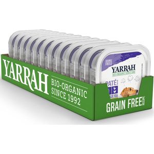 12x Yarrah Bio Hondenvoer Paté Kip - Kalkoen 150 gr